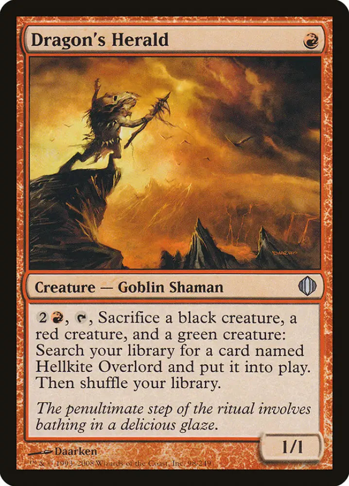 Dragon’s Herald [Shards of Alara] - MTG Single