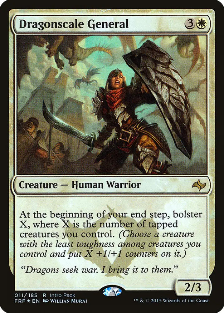 Dragonscale General (Intro Pack) [Fate Reforged Promos] - MTG Single