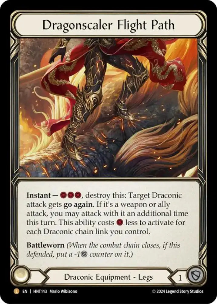 Dragonscaler Flight Path [The Hunted] Rainbow Foil - Flesh And Blood Single