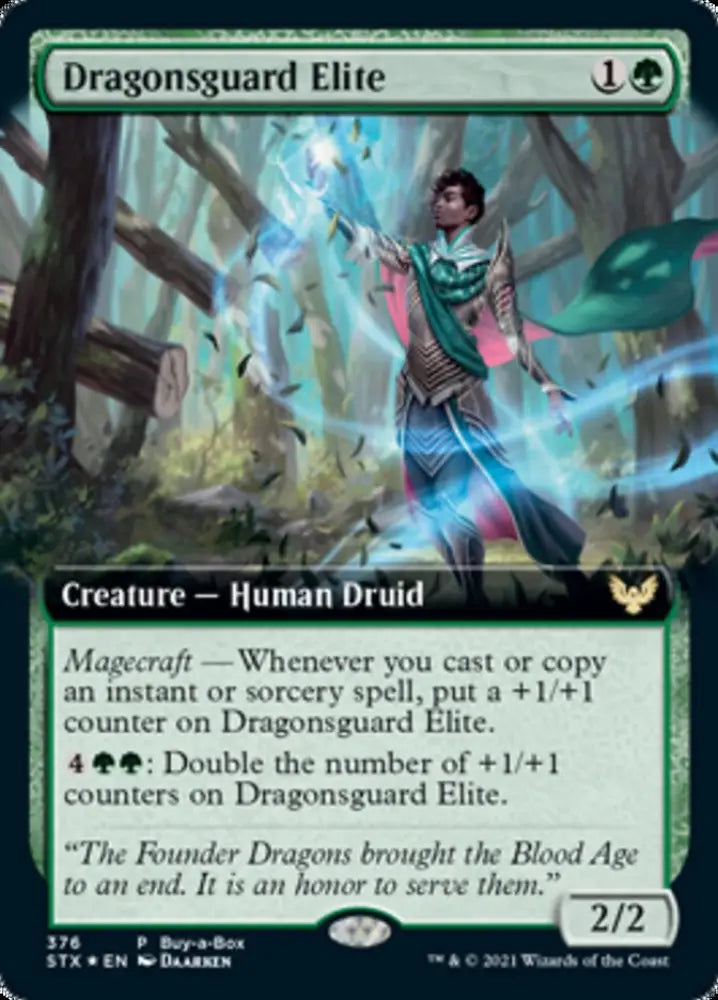 Dragonsguard Elite (Buy-A-Box) [Strixhaven: School of Mages Promos] - MTG Single