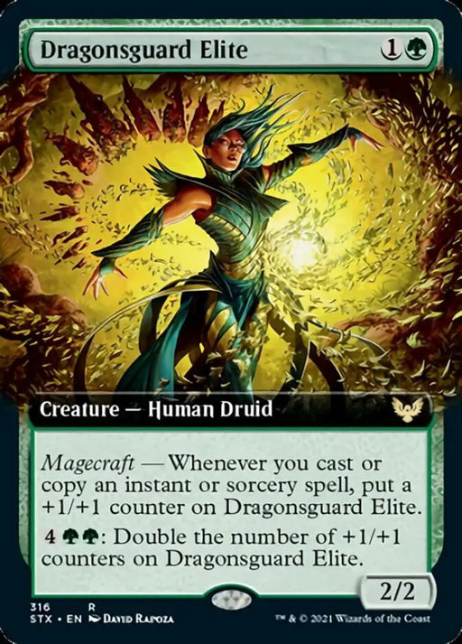 Dragonsguard Elite (Extended Art) [Strixhaven: School of Mages] - MTG Single