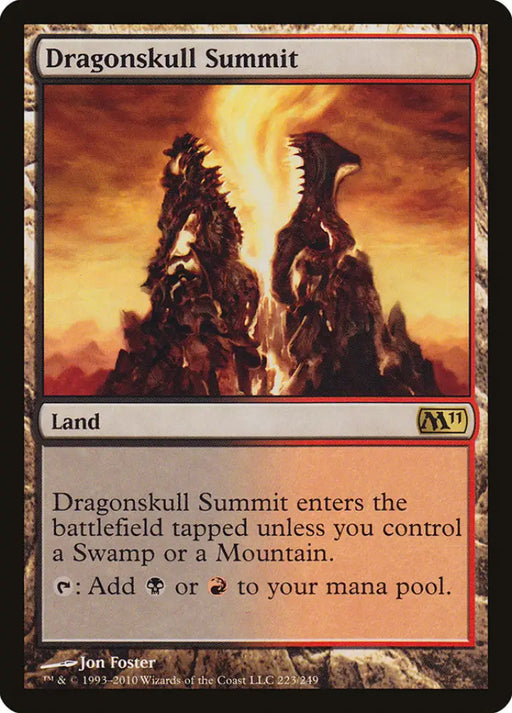 Dragonskull Summit [Magic 2011] - MTG Single
