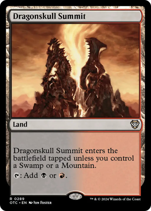 Dragonskull Summit [Outlaws of Thunder Junction Commander] - MTG Single