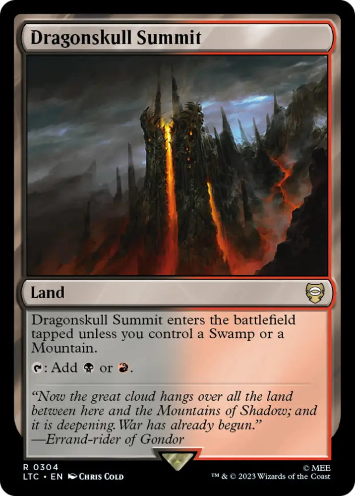 Dragonskull Summit [The Lord of the Rings: Tales of Middle-Earth Commander] - MTG Single