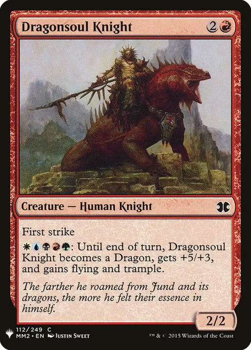 Dragonsoul Knight [Mystery Booster] - MTG Single