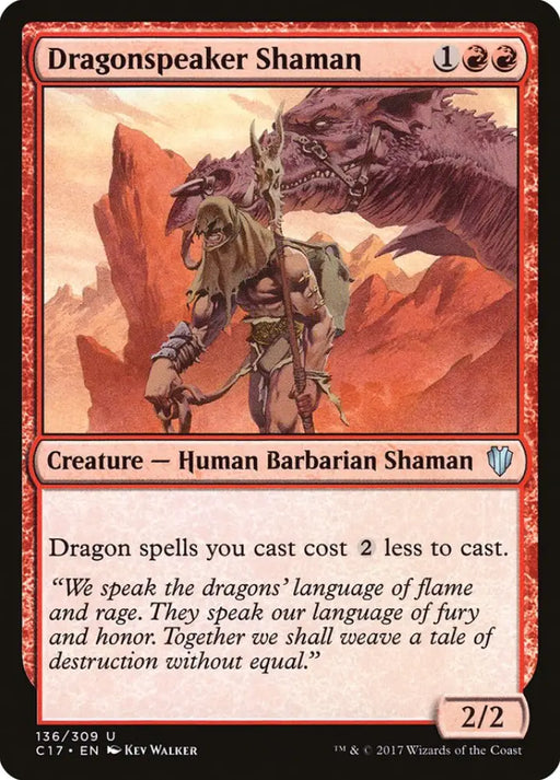 Dragonspeaker Shaman [Commander 2017] - MTG Single
