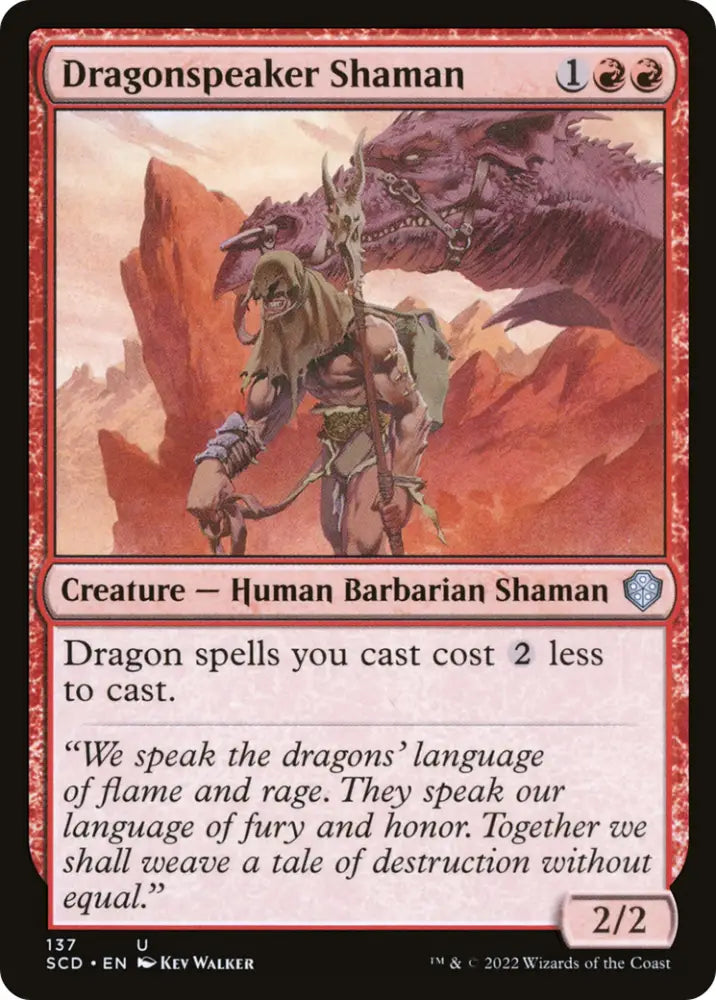 Dragonspeaker Shaman [Starter Commander Decks] - MTG Single