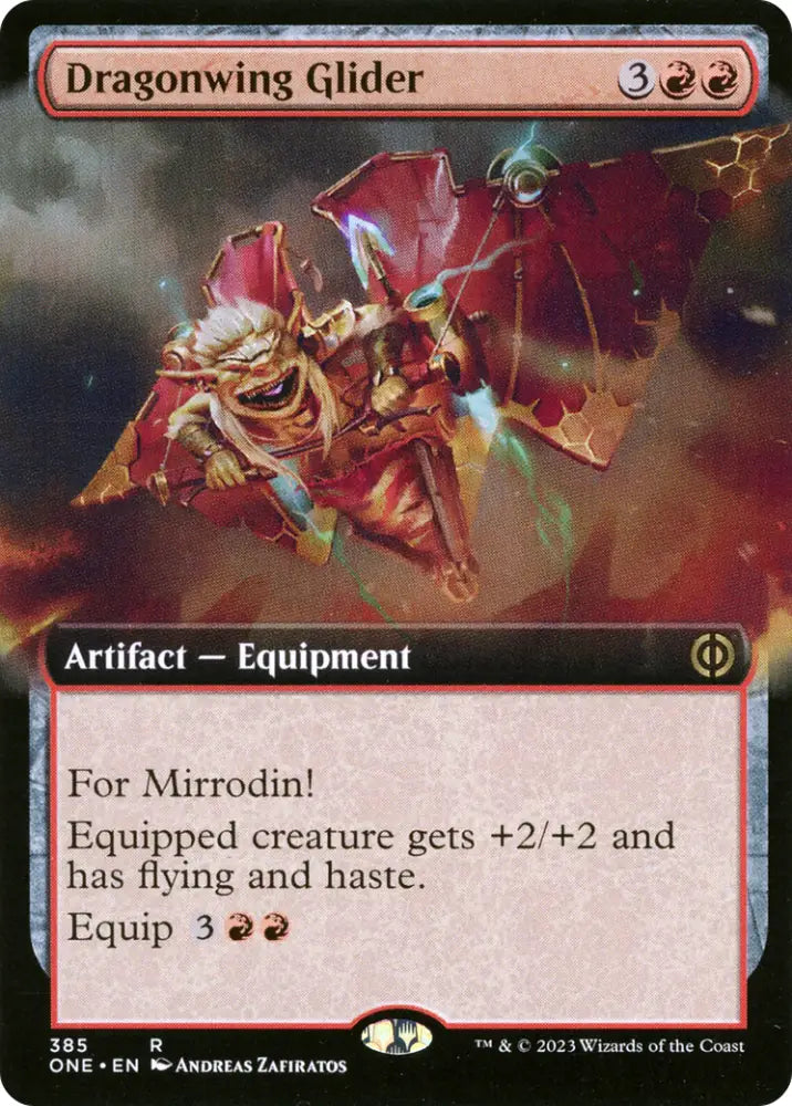 Dragonwing Glider (Extended Art) [Phyrexia: All Will Be One] - MTG Single
