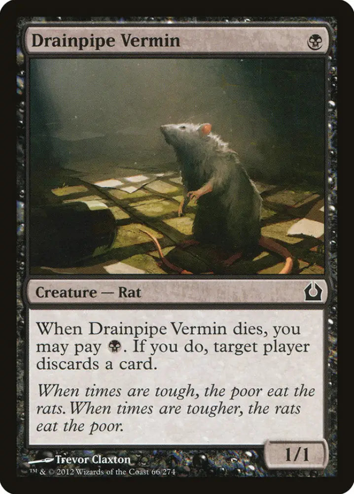Drainpipe Vermin [Return to Ravnica] - MTG Single