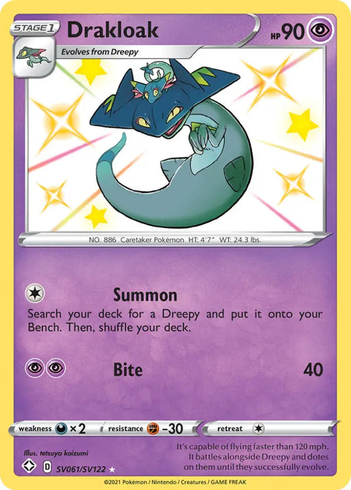 Drakloak (SV061/SV122) [Sword & Shield: Shining Fates] - Pokemon Single