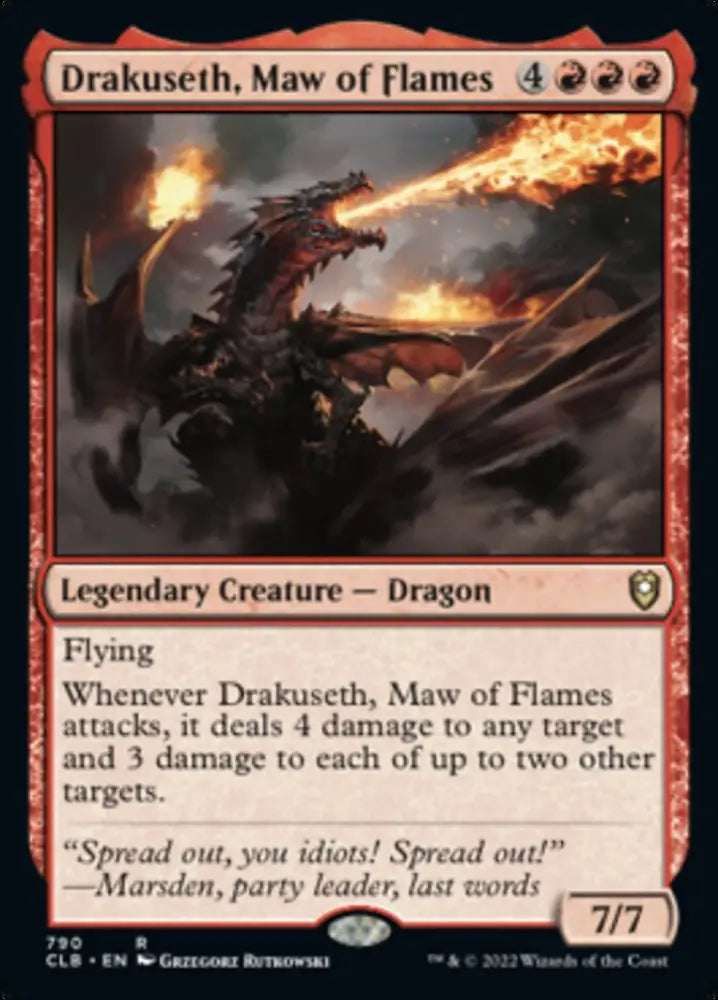 Drakuseth Maw of Flames [Commander Legends: Battle for Baldur’s Gate] - MTG Single