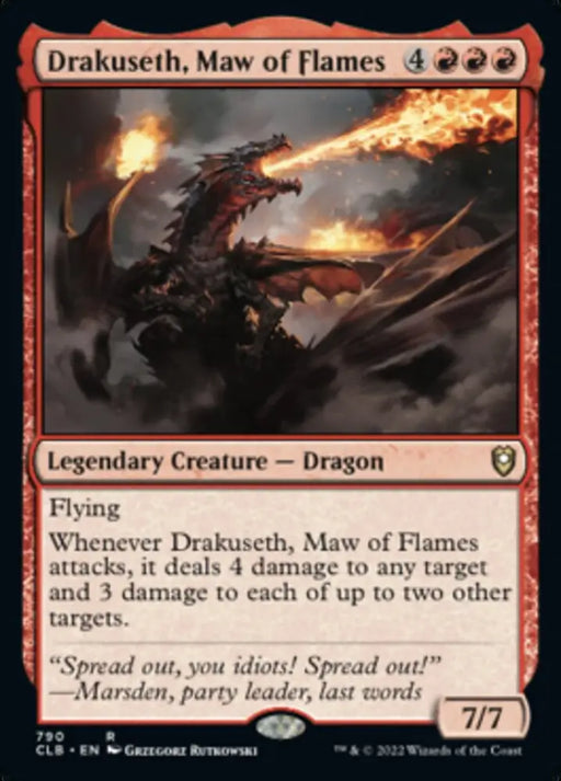 Drakuseth Maw of Flames [Commander Legends: Battle for Baldur’s Gate] - MTG Single