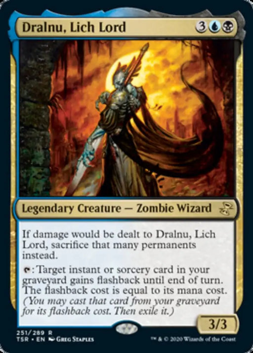 Dralnu Lich Lord [Time Spiral Remastered] - MTG Single