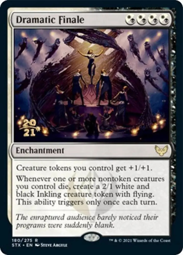 Dramatic Finale [Strixhaven: School of Mages Prerelease Promos] - MTG Single