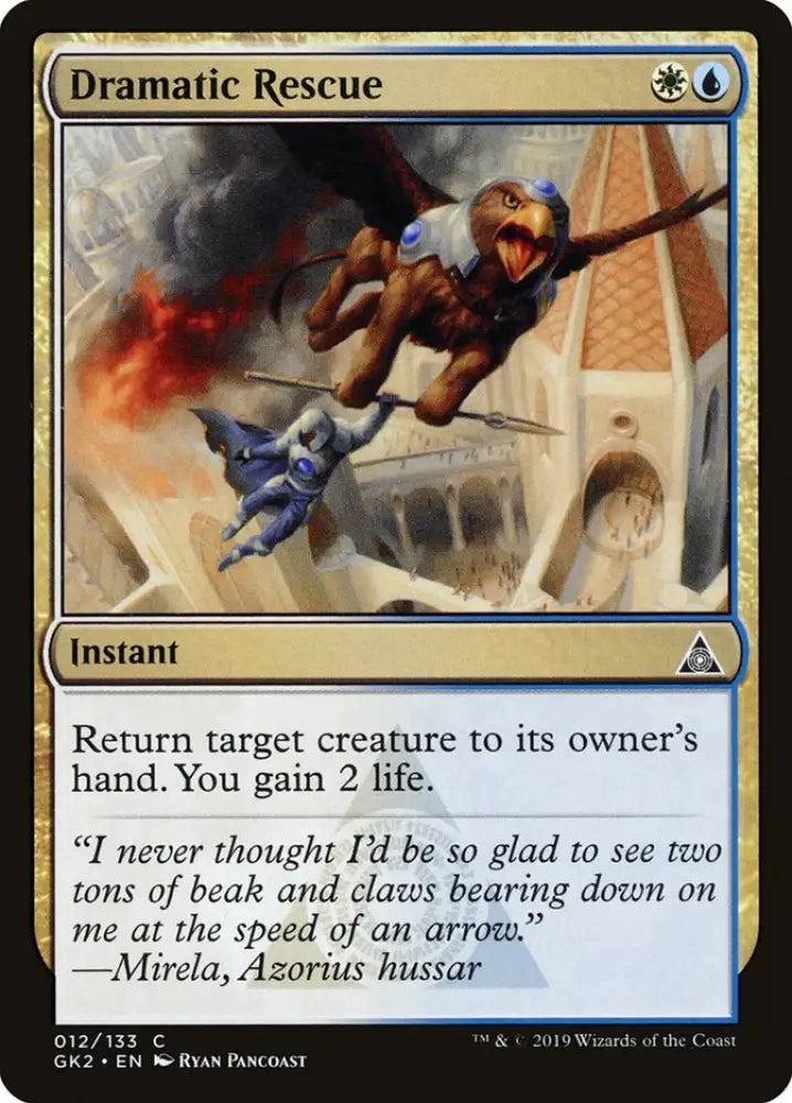 Dramatic Rescue [Ravnica Allegiance Guild Kit] - MTG Single