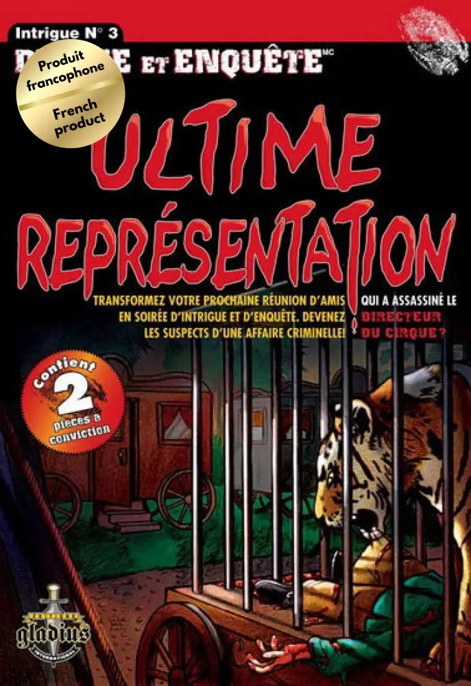 Drame Et Enquête: Ultime Représentation - Intrigue #3 (FR) - Board Games