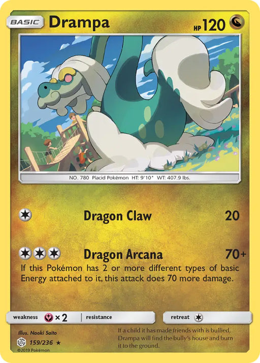 Drampa (159/236) [Sun & Moon: Cosmic Eclipse] - Pokemon Single