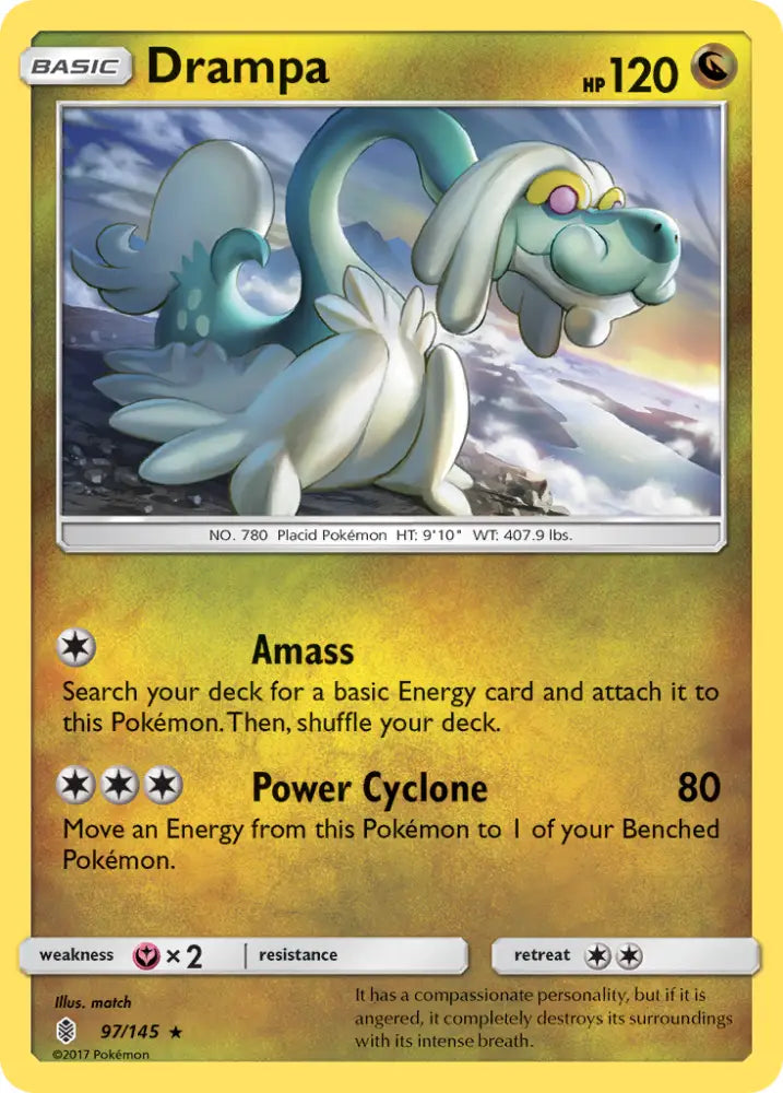 Drampa (97/145) [Sun & Moon: Guardians Rising] - Pokemon Single
