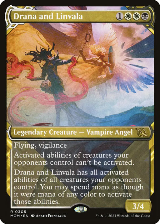 Drana and Linvala (Showcase Planar Booster Fun) [March of the Machine] - MTG Single