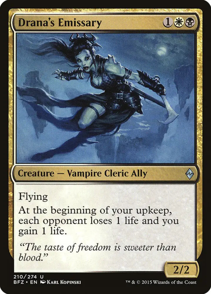Drana’s Emissary [Battle for Zendikar] - MTG Single