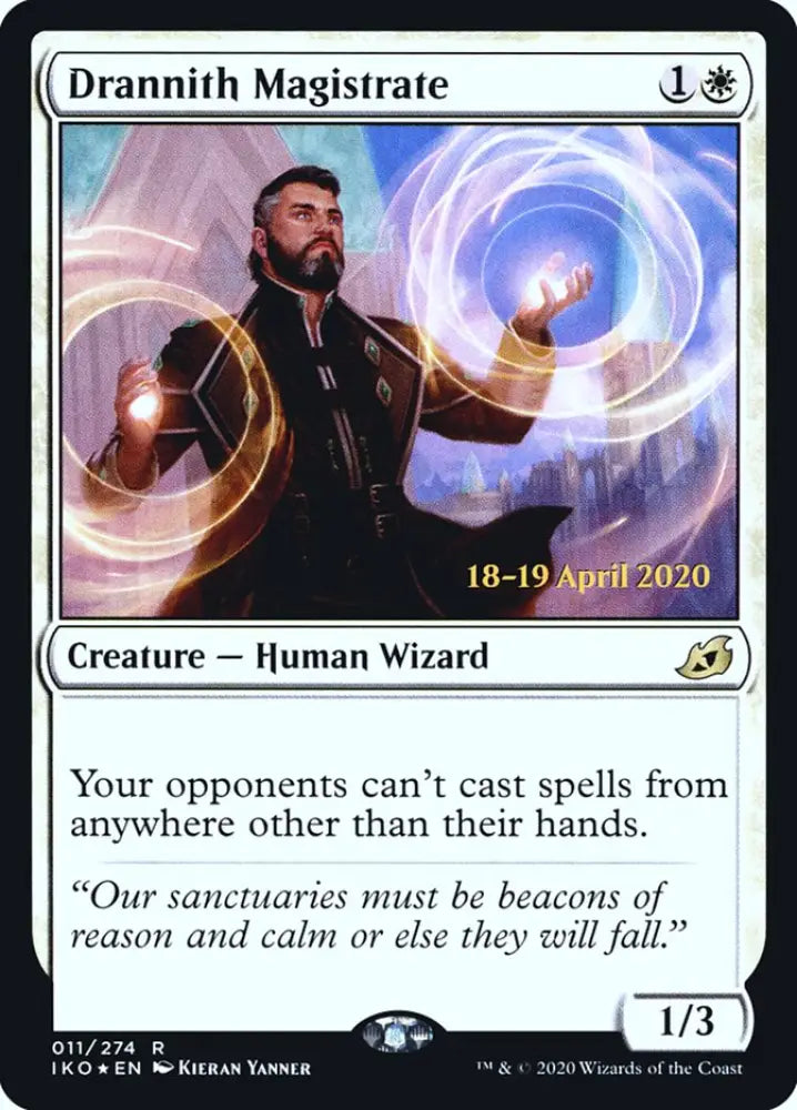 Drannith Magistrate [Ikoria: Lair of Behemoths Prerelease Promos] - MTG Single