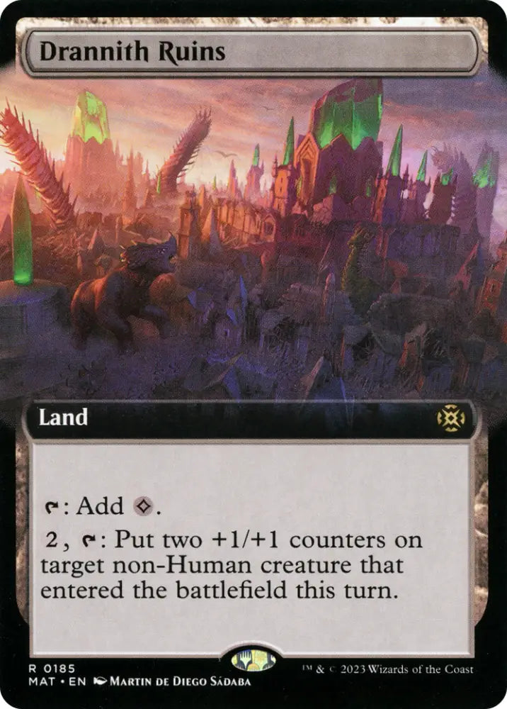 Drannith Ruins (Extended Art) [March of the Machine: The Aftermath] - MTG Single