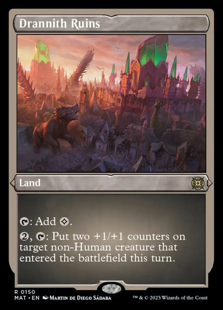 Drannith Ruins (Foil Etched) [March of the Machine: The Aftermath] - MTG Single
