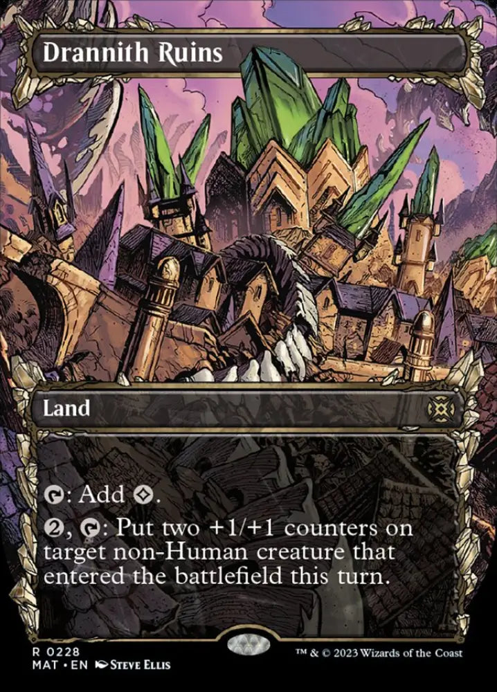 Drannith Ruins (Showcase Halo Foil) [March of the Machine: The Aftermath] - MTG Single