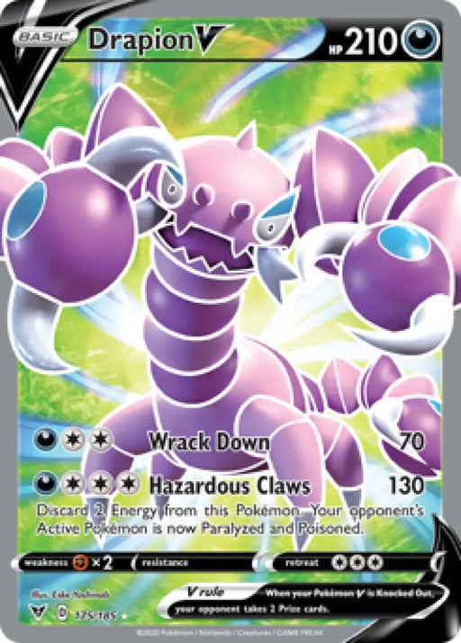 Drapion V (175/185) [Sword & Shield: Vivid Voltage] - Pokemon Single