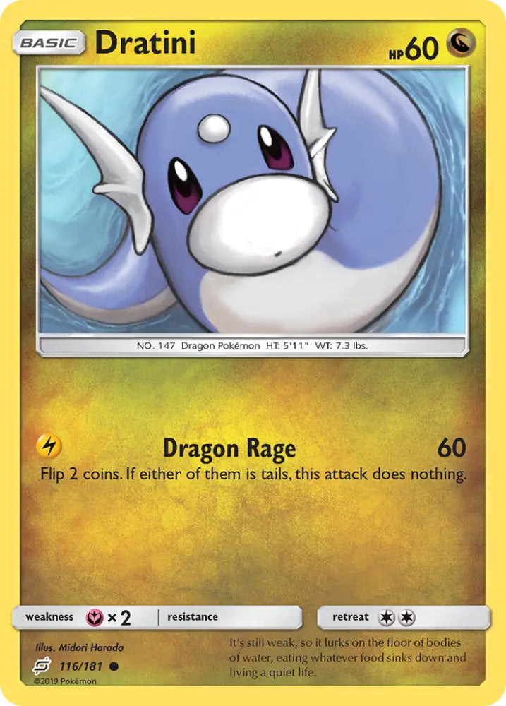 Dratini (116/181) [Sun & Moon: Team Up] - Pokemon Single
