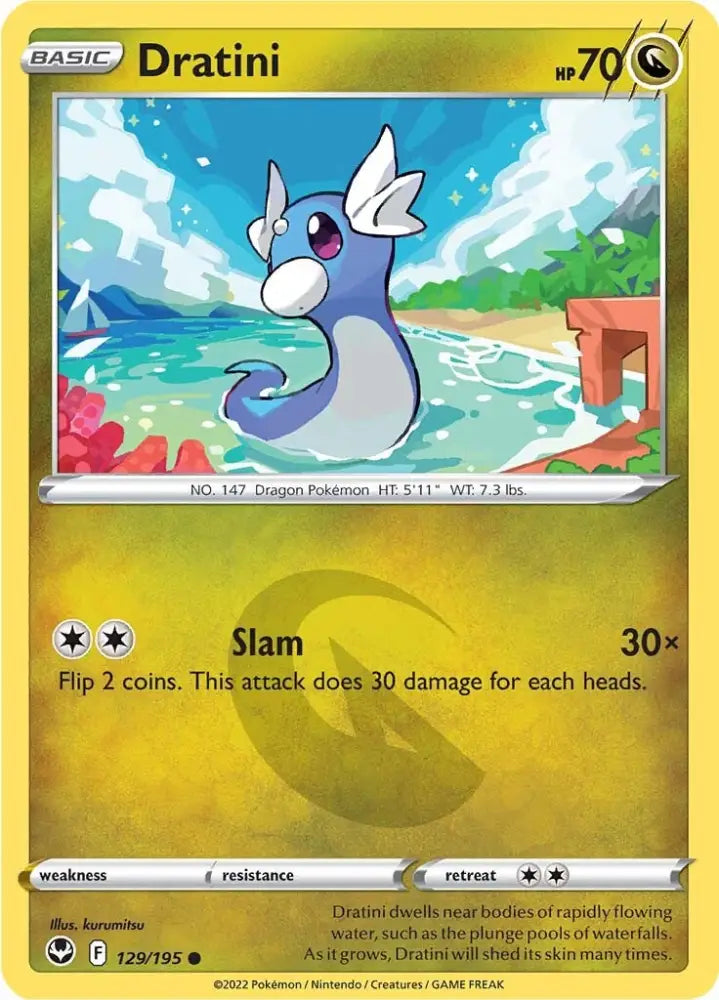 Dratini (129/195) [Sword & Shield: Silver Tempest] - Pokemon Single