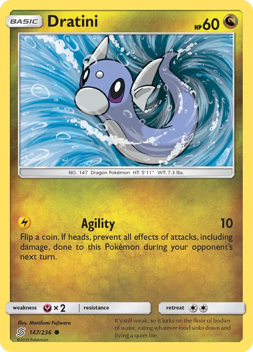 Dratini (147/236) [Sun & Moon: Unified Minds] - Pokemon Single