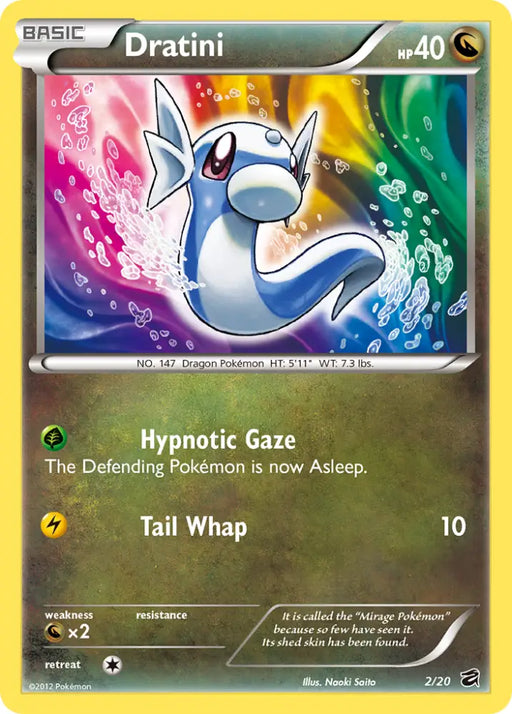 Dratini (2/20) [Black & White: Dragon Vault] - Pokemon Single