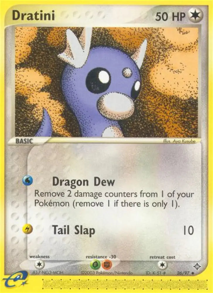 Dratini (26/97) [EX: Dragon] - Pokemon Single