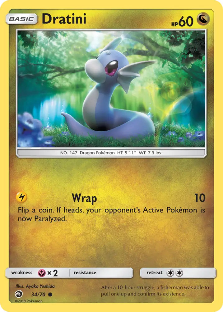 Dratini (34/70) [Sun & Moon: Dragon Majesty] - Pokemon Single