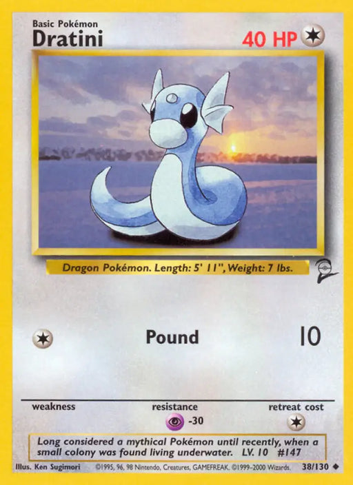Dratini (38/130) [Base Set 2] - Pokemon Single