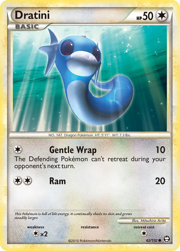 Dratini (62/102) [HeartGold & SoulSilver: Triumphant] - Pokemon Single