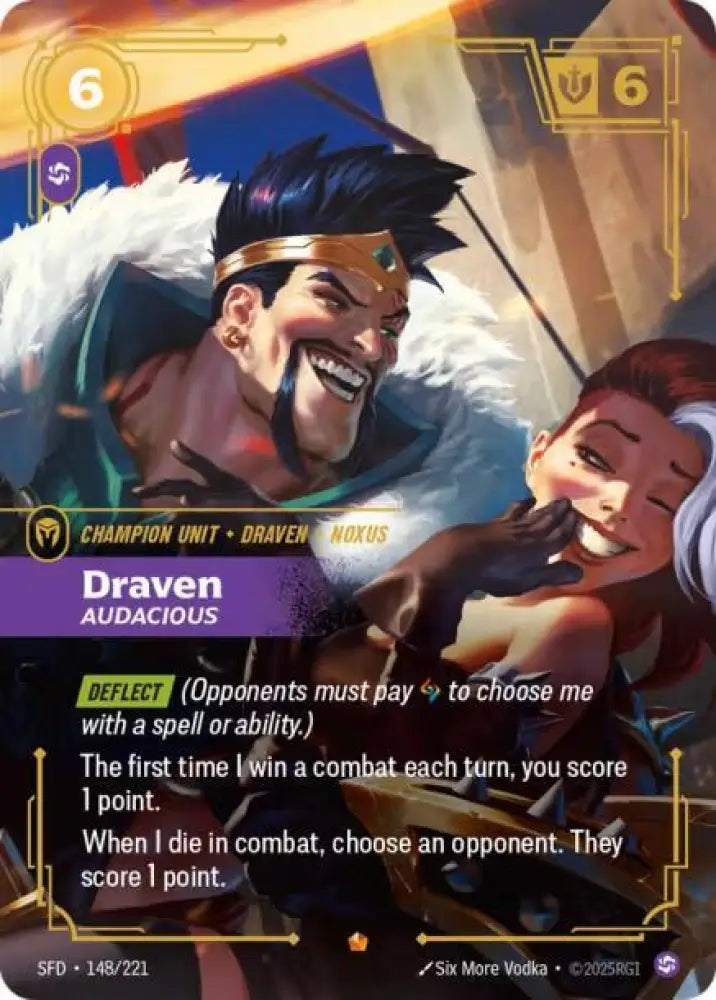 Draven - Audacious (148/221) [Spiritforged]