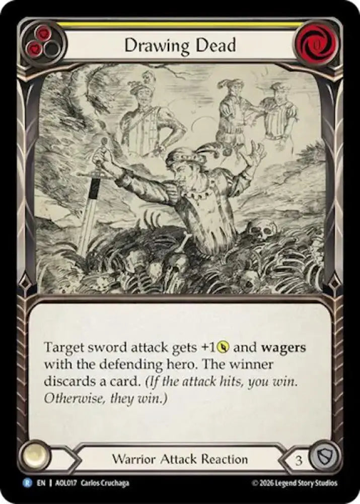 Drawing Dead (Yellow) (AOL017) [Armory Deck: Olympia]