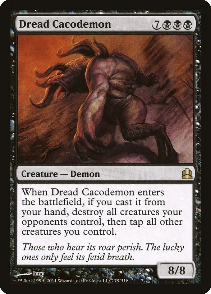 Dread Cacodemon [Commander 2011] - MTG Single