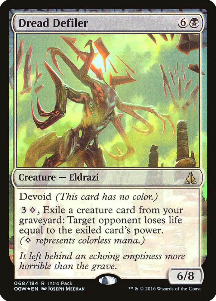 Dread Defiler (Intro Pack) [Oath of the Gatewatch Promos] - MTG Single