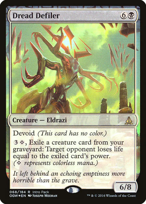 Dread Defiler (Intro Pack) [Oath of the Gatewatch Promos] - MTG Single