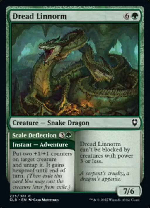 Dread Linnorm // Scale Deflection [Commander Legends: Battle for Baldur’s Gate] - MTG Single