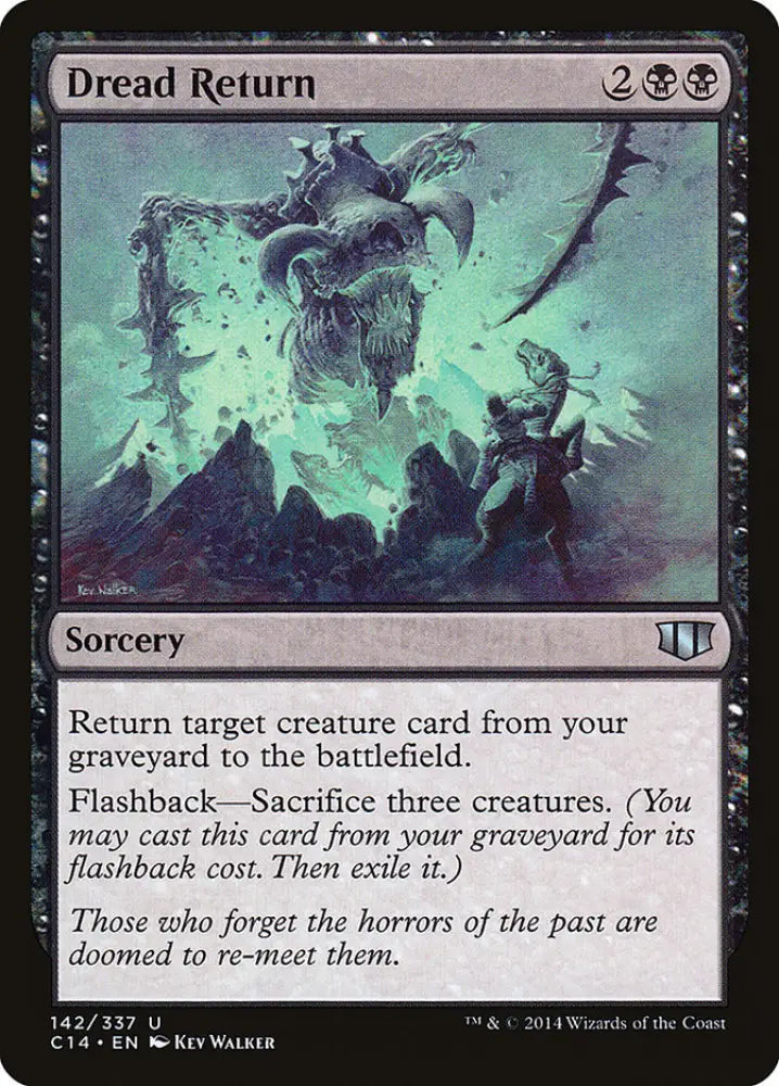 Dread Return [Commander 2014] - MTG Single