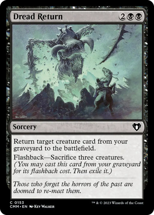 Dread Return [Commander Masters] - MTG Single