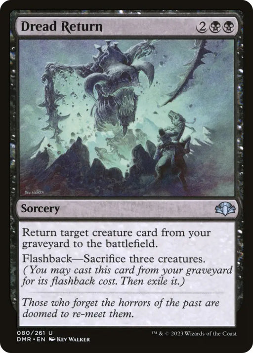 Dread Return [Dominaria Remastered] - MTG Single