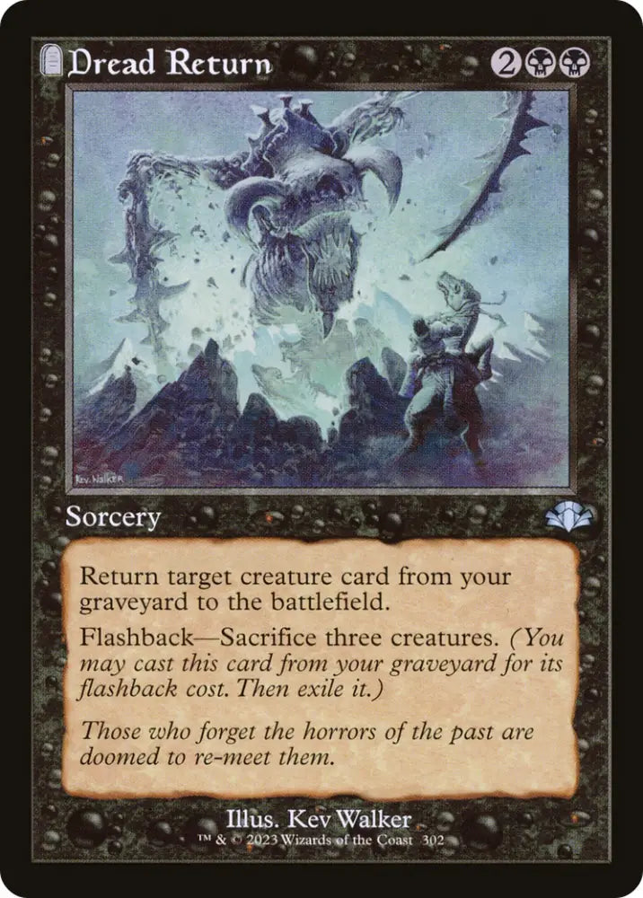 Dread Return (Retro) [Dominaria Remastered] - MTG Single