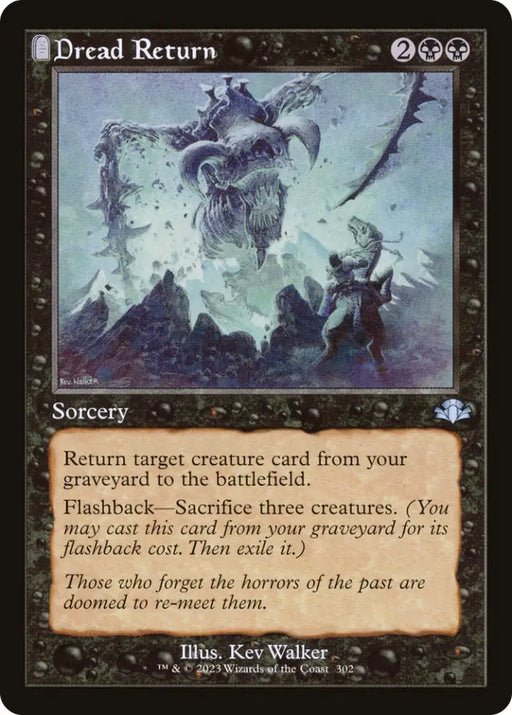 Dread Return (Retro) [Dominaria Remastered] - MTG Single