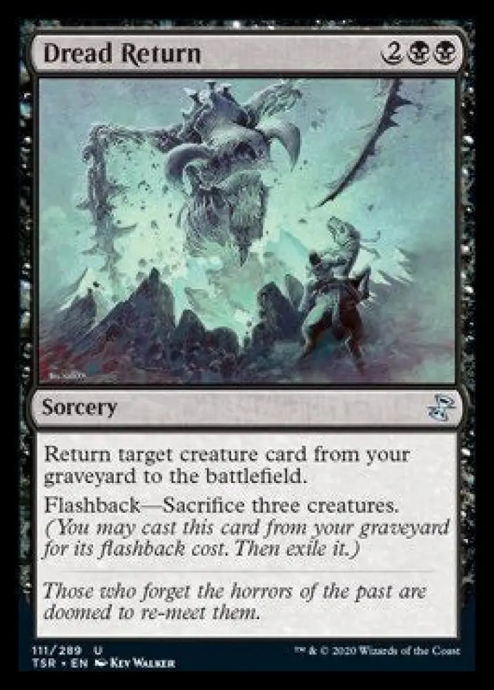 Dread Return [Time Spiral Remastered] - MTG Single