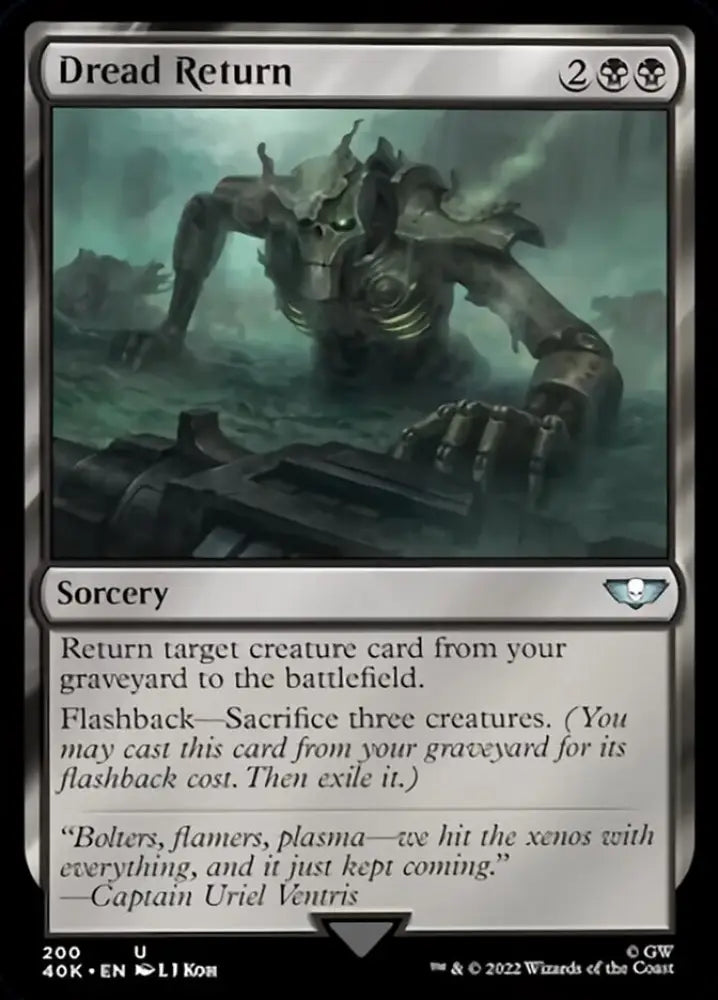 Dread Return [Warhammer 40,000] - MTG Single